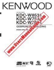 View KDC-W8531 pdf Dutch User Manual
