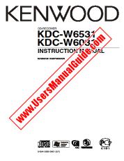 View KDC-W6031 pdf English User Manual