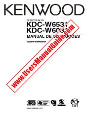 Voir KDC-W6031 pdf Portugal Manuel de l'utilisateur