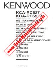 View KCA-RC527J pdf English, French, German, Dutch, Italian, Spanish, Japanese, Chinese, Korea User Manual