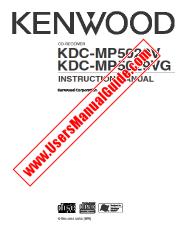 Ver KDC-MP5029VG pdf Manual de usuario en ingles