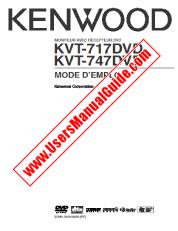 Ver KVT-747DVD pdf Manual de usuario en francés