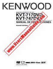View KVT-747DVD pdf Spanish User Manual