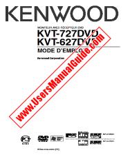 Ver KVT-627DVD pdf Manual de usuario en francés
