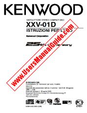 Visualizza XXV-01D pdf Manuale d'uso italiano