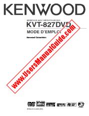 Ver KVT-827DVD pdf Manual de usuario en francés