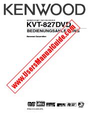 View KVT-827DVD pdf German User Manual