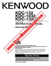 Ver KDC-132CR pdf Manual de usuario en ingles