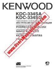 Ansicht KDC-334SG pdf Russisch, Polen, Tschechisch, Ungarisch Bedienungsanleitung