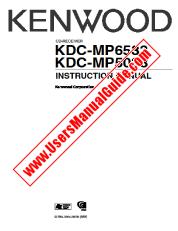 View KDC-MP6533 pdf English User Manual