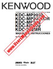 Voir KDC-MP202 pdf Manuel de l'utilisateur espagnole