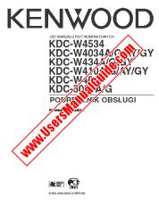 Voir KDC-W4534 pdf Pologne Manuel de l'utilisateur