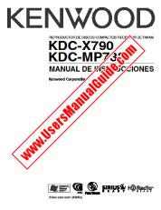 Voir KDC-MP732 pdf Manuel de l'utilisateur espagnole