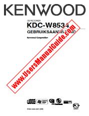 View KDC-W8534 pdf Dutch User Manual