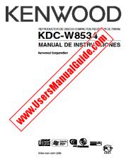 View KDC-W8534 pdf Spanish User Manual