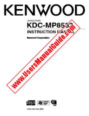Ansicht KDC-MP8533 pdf Englisch Benutzerhandbuch
