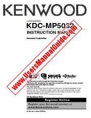 Voir KDC-MP5032 pdf Manuel d'utilisation anglais