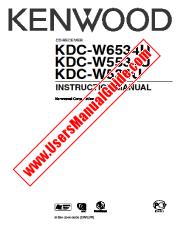 Voir KDC-W534U pdf Manuel d'utilisation anglais