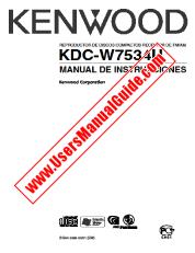 View KDC-W7534U pdf Spanish User Manual