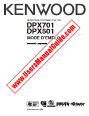 Vezi DPX501 pdf Manual de utilizare franceză