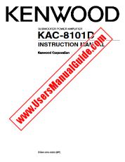 Ver KAC-8101D pdf Manual de usuario en ingles
