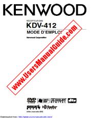 Ver KDV-412 pdf Manual de usuario en francés