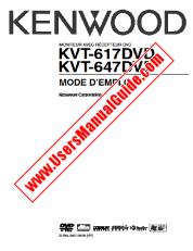 Ver KVT-647DVD pdf Manual de usuario en francés
