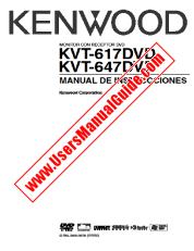View KVT-617DVD pdf Spanish User Manual
