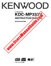 Voir KDC-MP333V pdf Manuel d'utilisation anglais