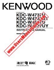 Voir KDC-W4537U pdf Manuel d'utilisation anglais