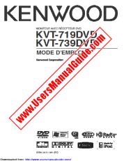 Ver KVT-719DVD pdf Manual de usuario en francés