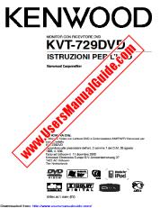 Ver KVT-729DVD pdf Manual de usuario italiano