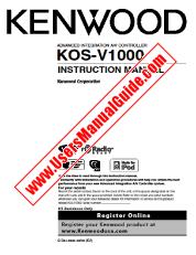 Voir KOS-V1000 pdf Anglais (KV) Manuel de l'utilisateur
