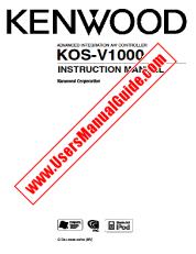 Ver KOS-V1000 pdf Manual de usuario en inglés (MV)