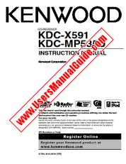 Voir KDC-X591 pdf Manuel d'utilisation anglais