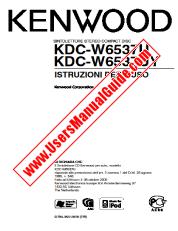 Ver KDC-W6537UY pdf Manual de usuario italiano