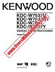 Ansicht KDC-W7537UY pdf Spanisch Benutzerhandbuch