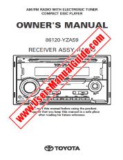 Ver 86120-YZA59 pdf Manual de usuario en ingles