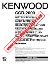Ver CCD-2000 pdf Inglés, francés, alemán, holandés, italiano, español, Portugal Manual del usuario