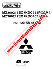 Vezi MZ360217EX pdf Engleză Manual de utilizare