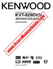 Ver KVT-829DVD pdf Manual de usuario en ingles