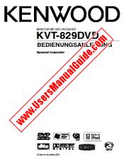 View KVT-829DVD pdf German User Manual