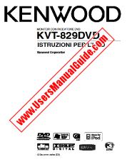 Ver KVT-829DVD pdf Manual de usuario italiano