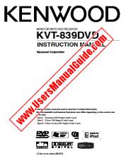 Ver KVT-839DVD pdf Manual de usuario en ingles