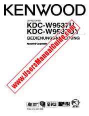 Voir KDC-W9537U pdf Mode d'emploi allemand