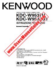Ver KDC-W9537UY pdf Manual de usuario italiano