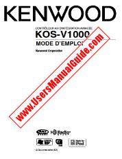 Visualizza KOS-V1000 pdf Manuale utente francese (KV).
