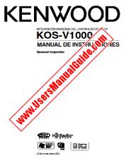 Voir KOS-V1000 pdf Espagnol (KV) Manuel de l'utilisateur