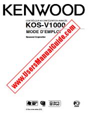 Visualizza KOS-V1000 pdf Manuale d'uso francese (EV).