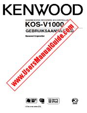 Ver KOS-V1000 pdf Manual de usuario de Dutch (EV)